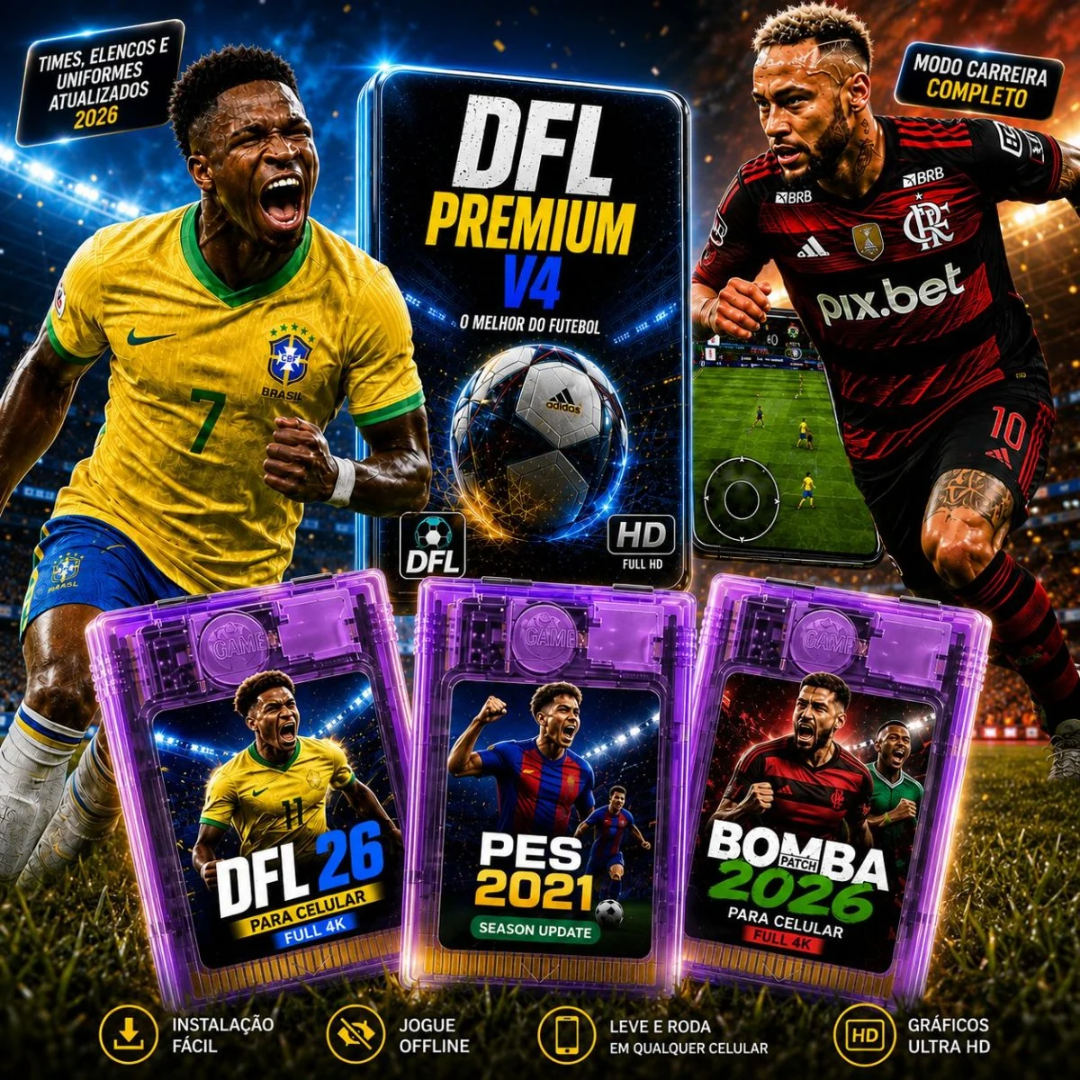 Capas dos jogos inclusos no Plano Completo DFL 26