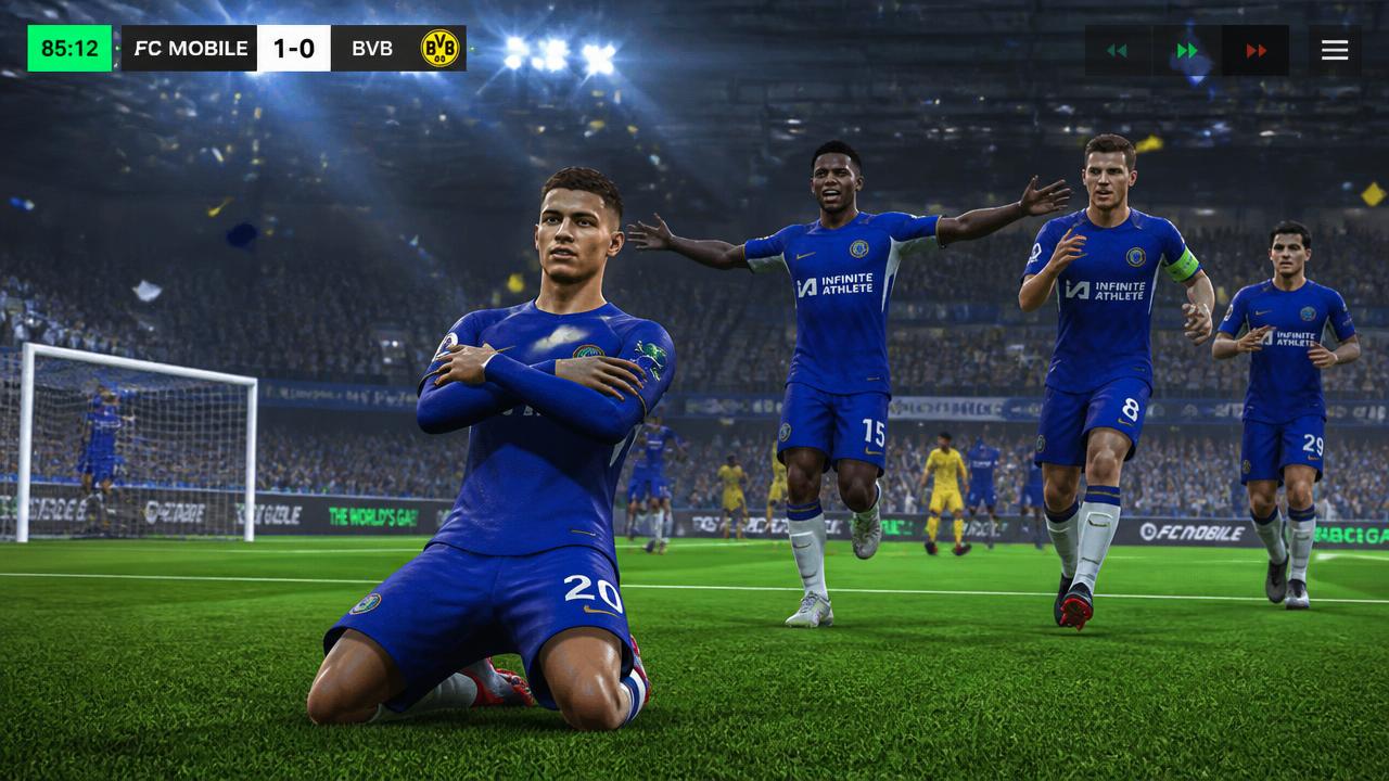 Emoção em cada gol